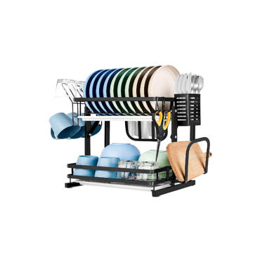 Space saving dish discount rack